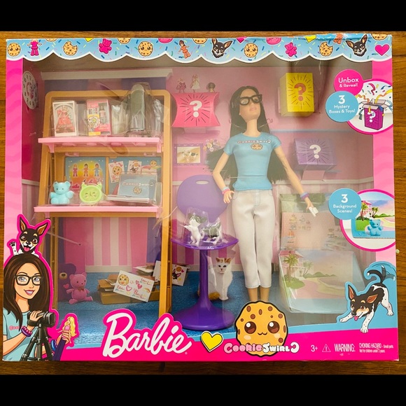 Cookieswirlc Barbie Doll And Accessories (Styles May Vary)